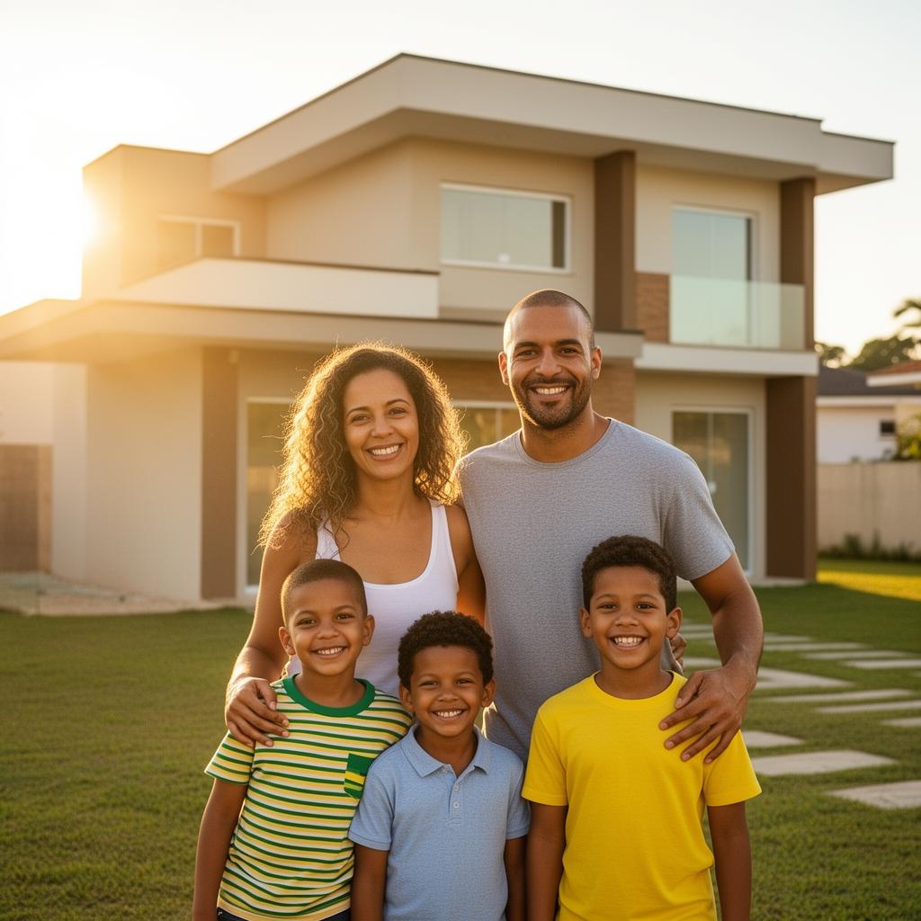 Família no Setor das Mansões